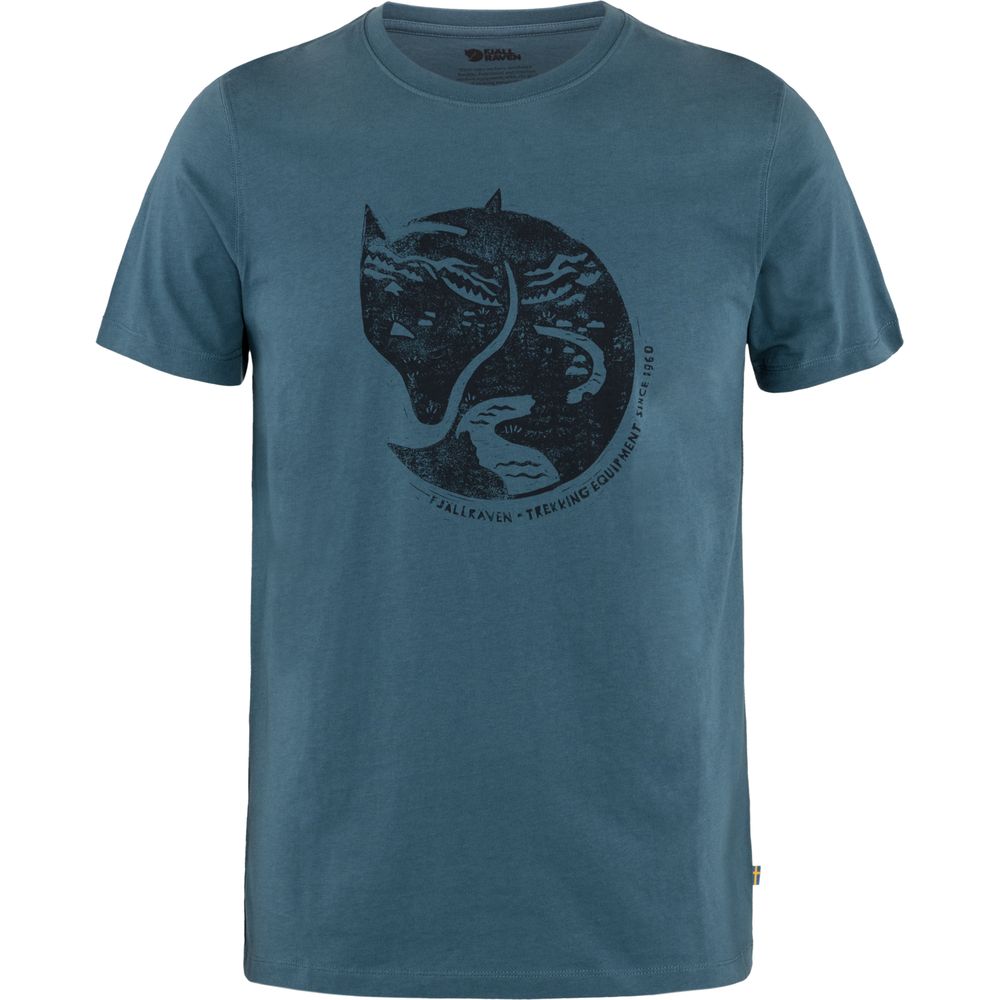 Fjällräven Arctic Fox Herren T-Shirt indigo-blue Produktbild 0