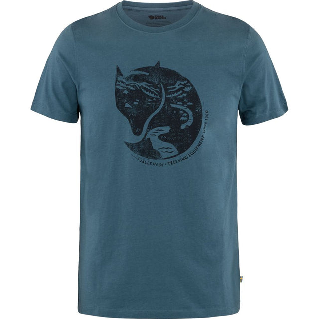 Fjällräven Arctic Fox Herren T-Shirt indigo-blue Produktbild 0