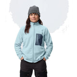 Fjällräven Kaipak Fleece Damen Fleecejacke breeze-blue-navy Produktbild 2