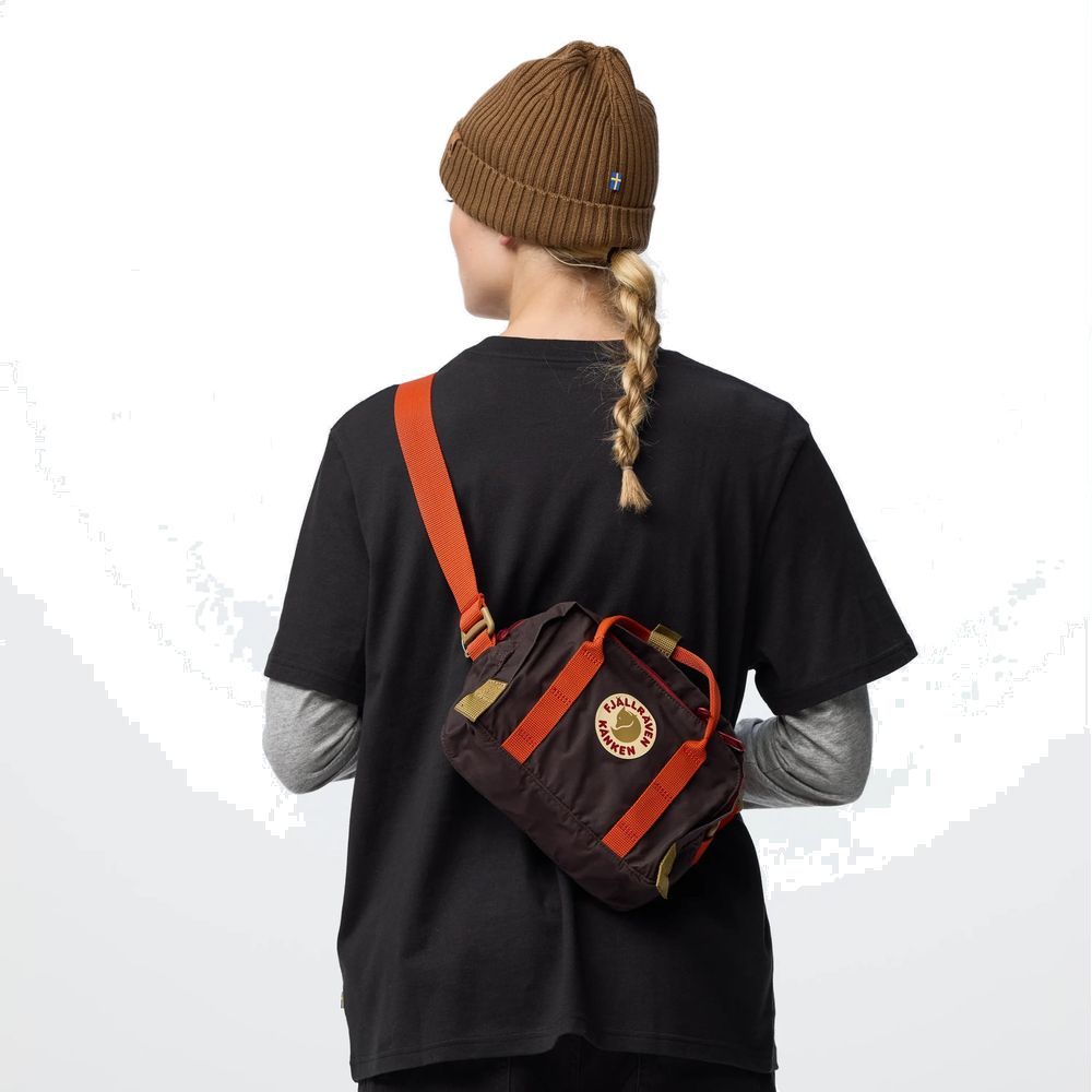 Fjällräven Kånken Koncept Crossbody Tasche black-oak-rowan-red Produktbild 3