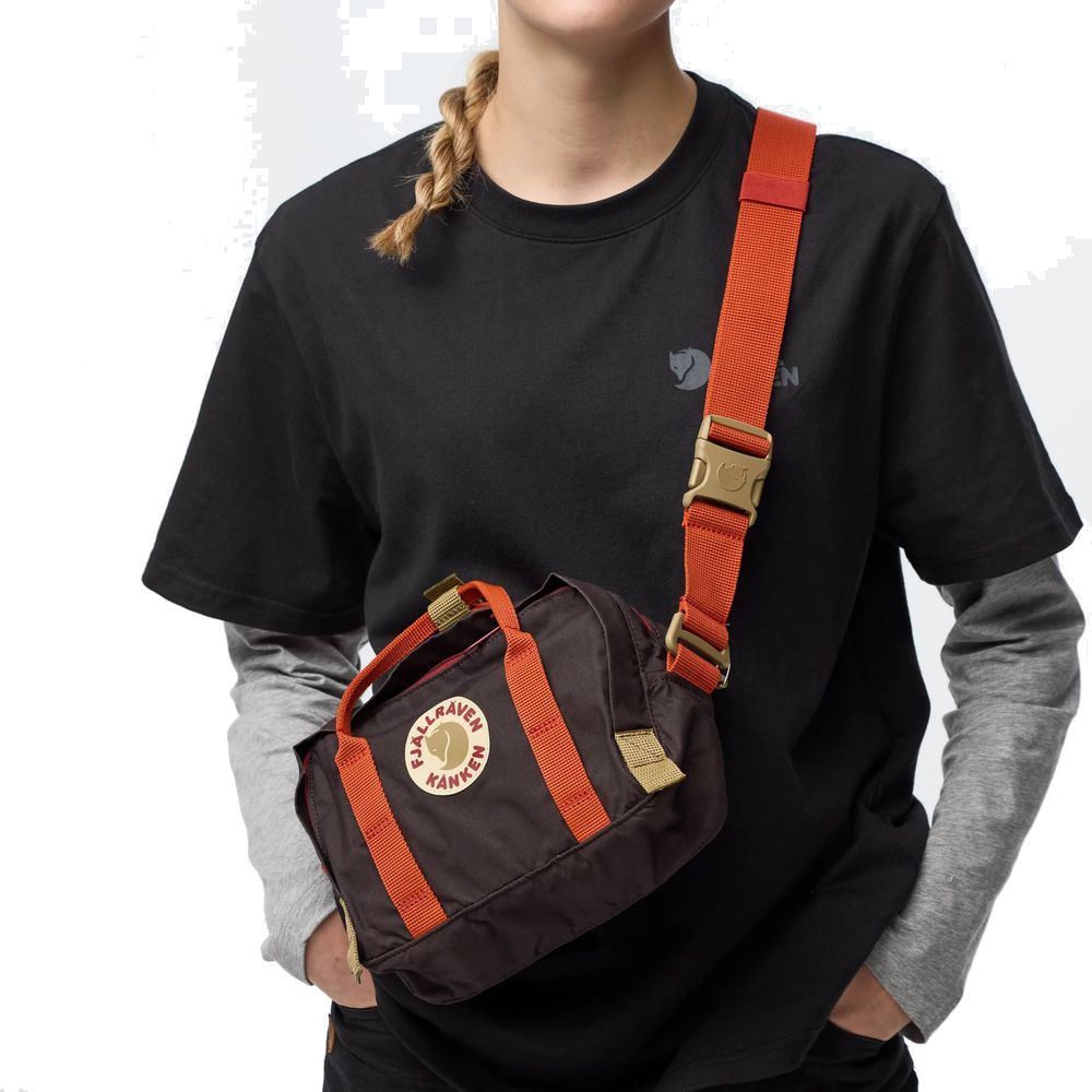 Fjällräven Kånken Koncept Crossbody Tasche black-oak-rowan-red Produktbild 4