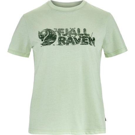 Fjällräven Lush Logo Damen T-Shirt soft-jade Produktbild 0