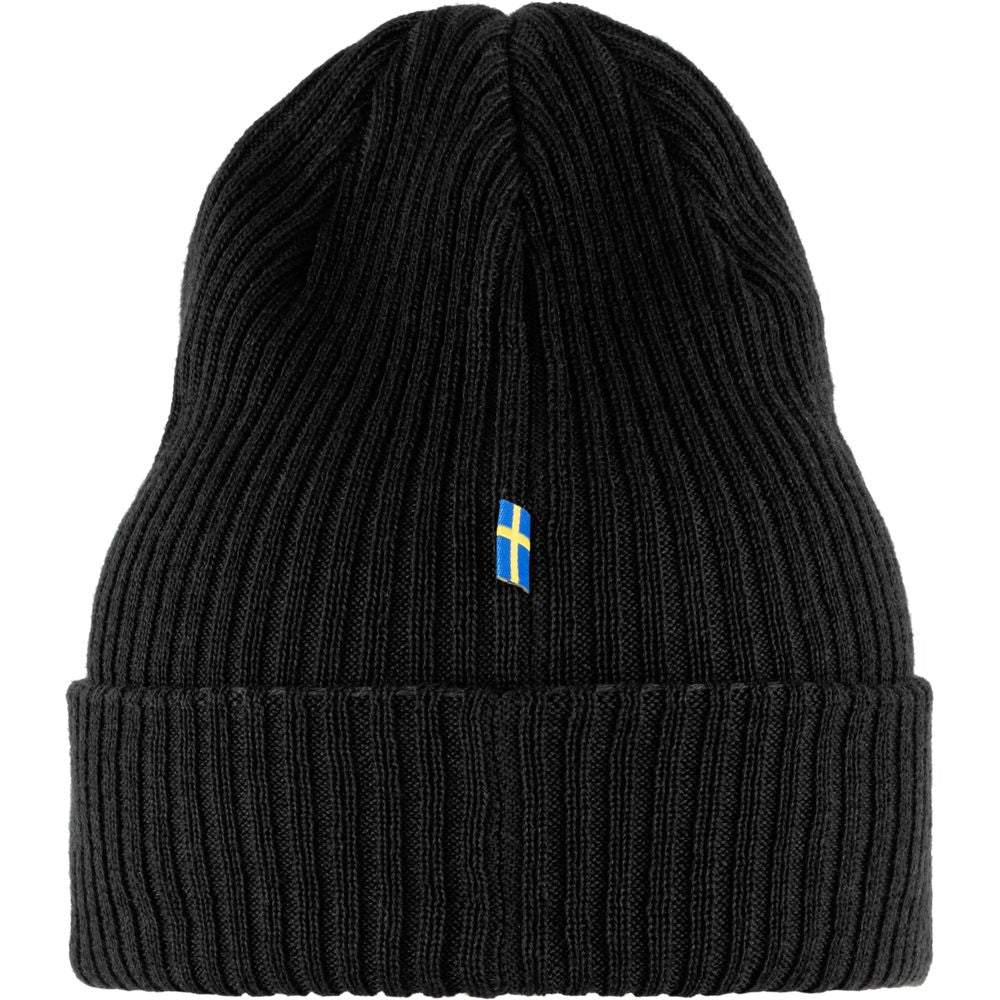 Fjällräven Rib Hat Mütze black Produktbild 1