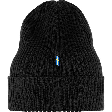Fjällräven Rib Hat Mütze black Produktbild 1