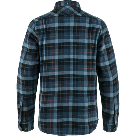 Fjällräven Singi Heavy Flannel Herren Hemd dark navy indigo blue Produktbild 1