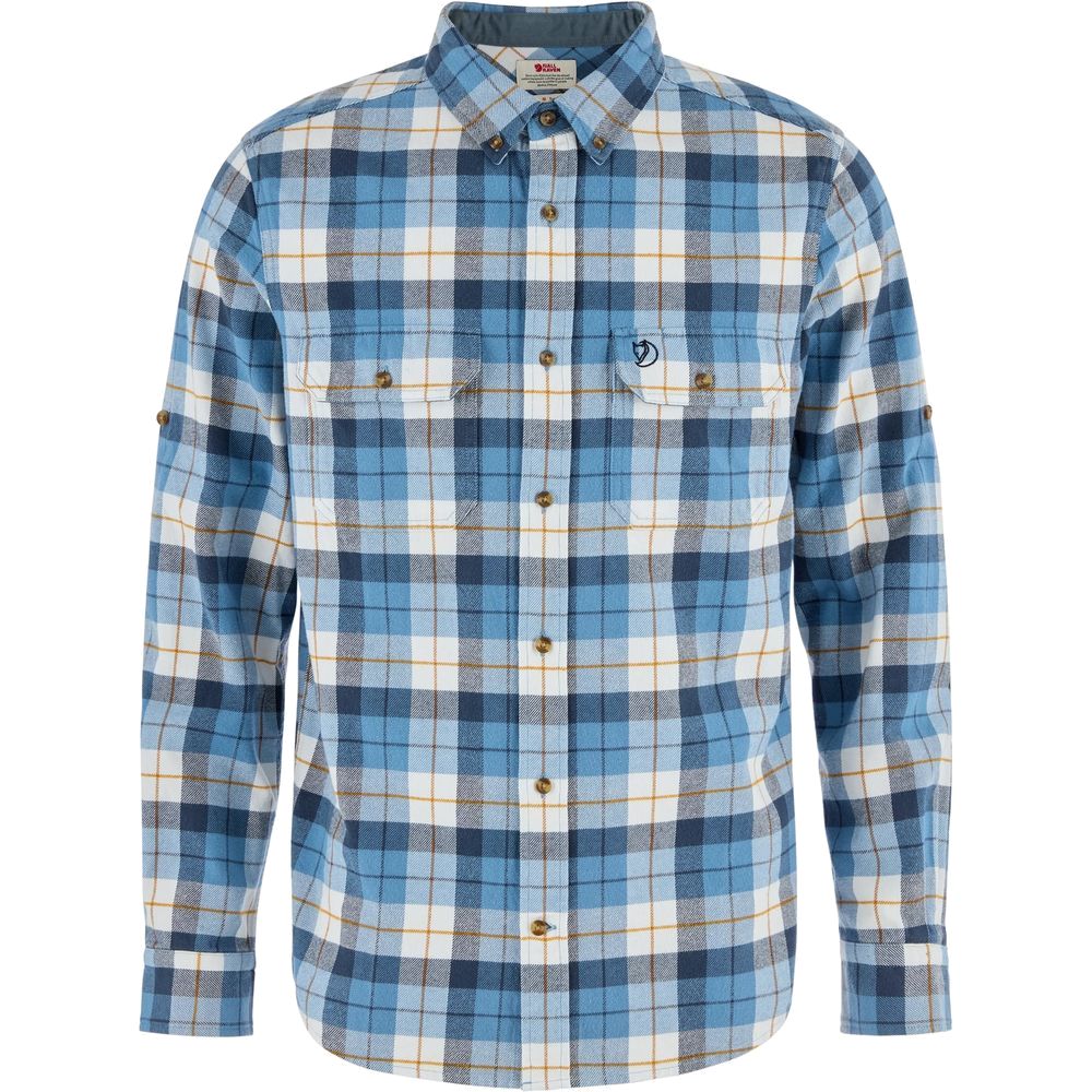 Fjällräven Singi Heavy Flannel Herren Hemd dawn-blue-eggshell Produktbild 0