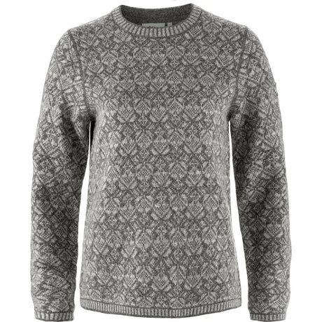 Fjällräven Snow Round Neck Damen Pullover grey Produktbild 0