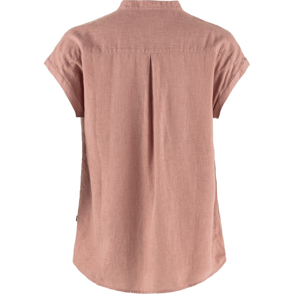 Fjällräven Övik Hemp Damen Kurzarmbluse dusty rose Produktbild 1