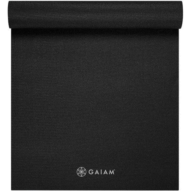 Gaiam Gaiam Black Yogamatte 5mm Solid schwarz Produktbild 0