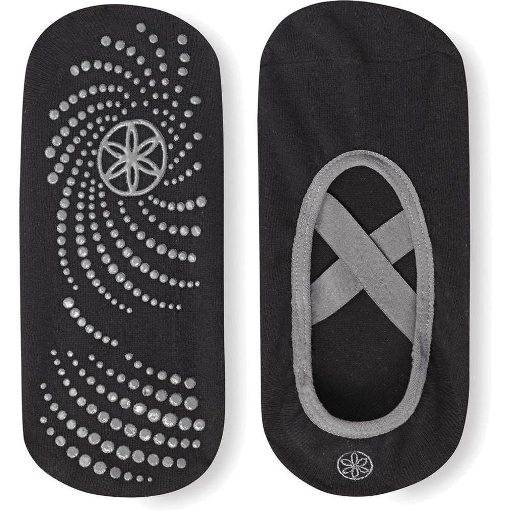 Gaiam Gaiam Grippy Yoga Barre Socks - Yoga Socken grau-schwarz Produktbild 0