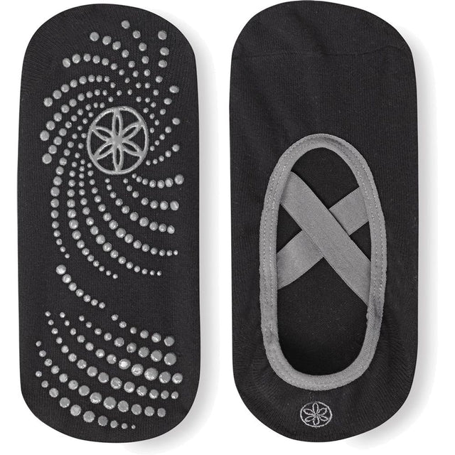 Gaiam Gaiam Grippy Yoga Barre Socks - Yoga Socken grau-schwarz Produktbild 0