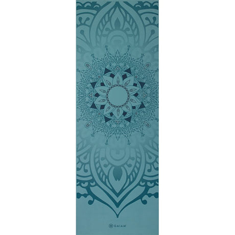 Gaiam Niagara Yogamatte 6mm Printed dunkeltürkis Produktbild 0