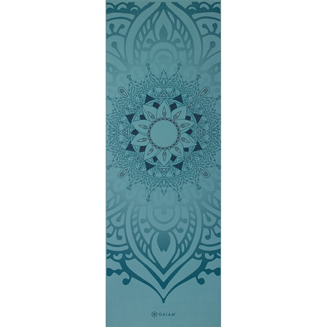 Gaiam Niagara Yogamatte 6mm Printed dunkeltürkis Produktbild 0