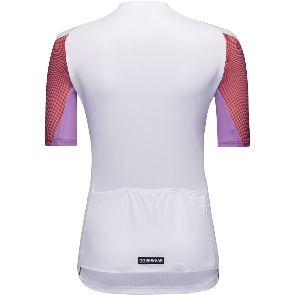 Gorewear Spirit Triangles Damen Funktionsshirt white lab red Produktbild 1