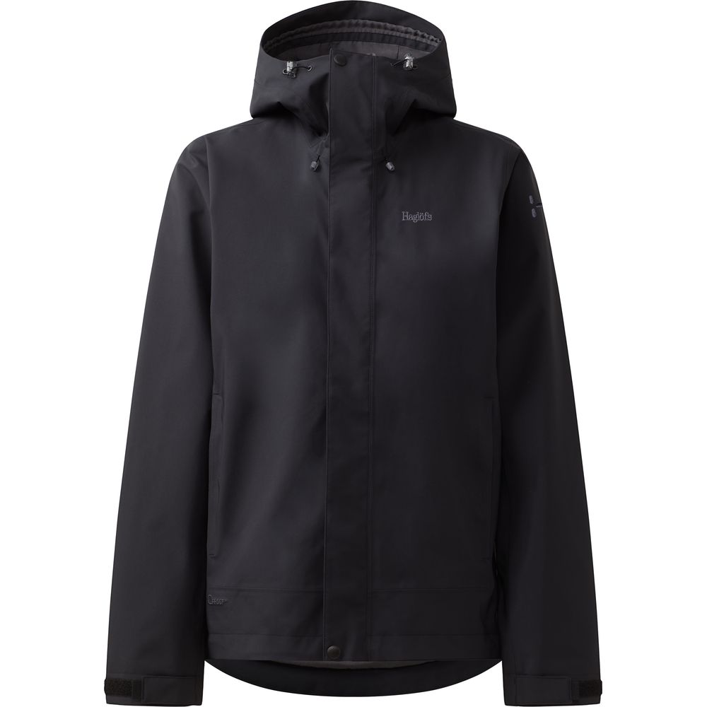 Haglöfs Breeze Proof Jacket Damen Outdoorjacke true-black Produktbild 0