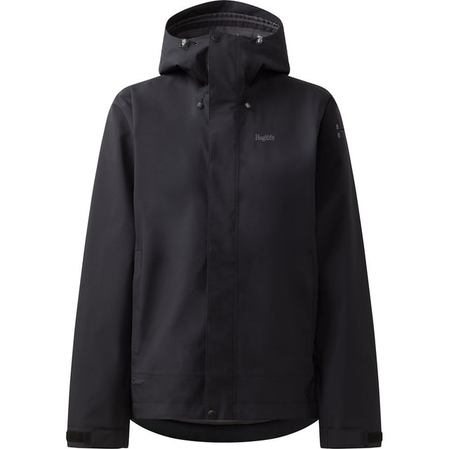 Haglöfs Breeze Proof Jacket Damen Outdoorjacke true-black Produktbild 0