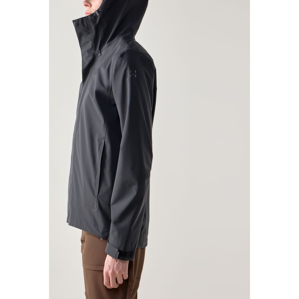 Haglöfs Breeze Proof Jacket Damen Outdoorjacke true-black Produktbild 4
