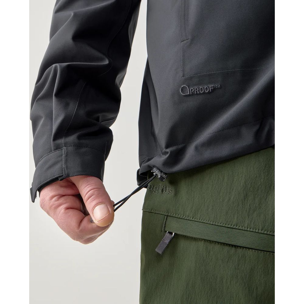 Haglöfs Breeze Proof Jacket Herren Regenjacke true-black Produktbild 3
