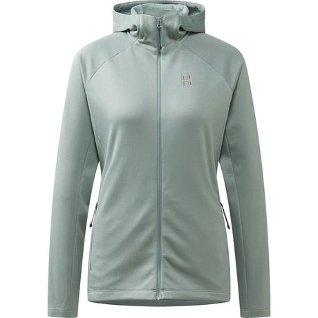 Haglöfs Korp Mid Hood Midlayer Damen dew-green Produktbild 0