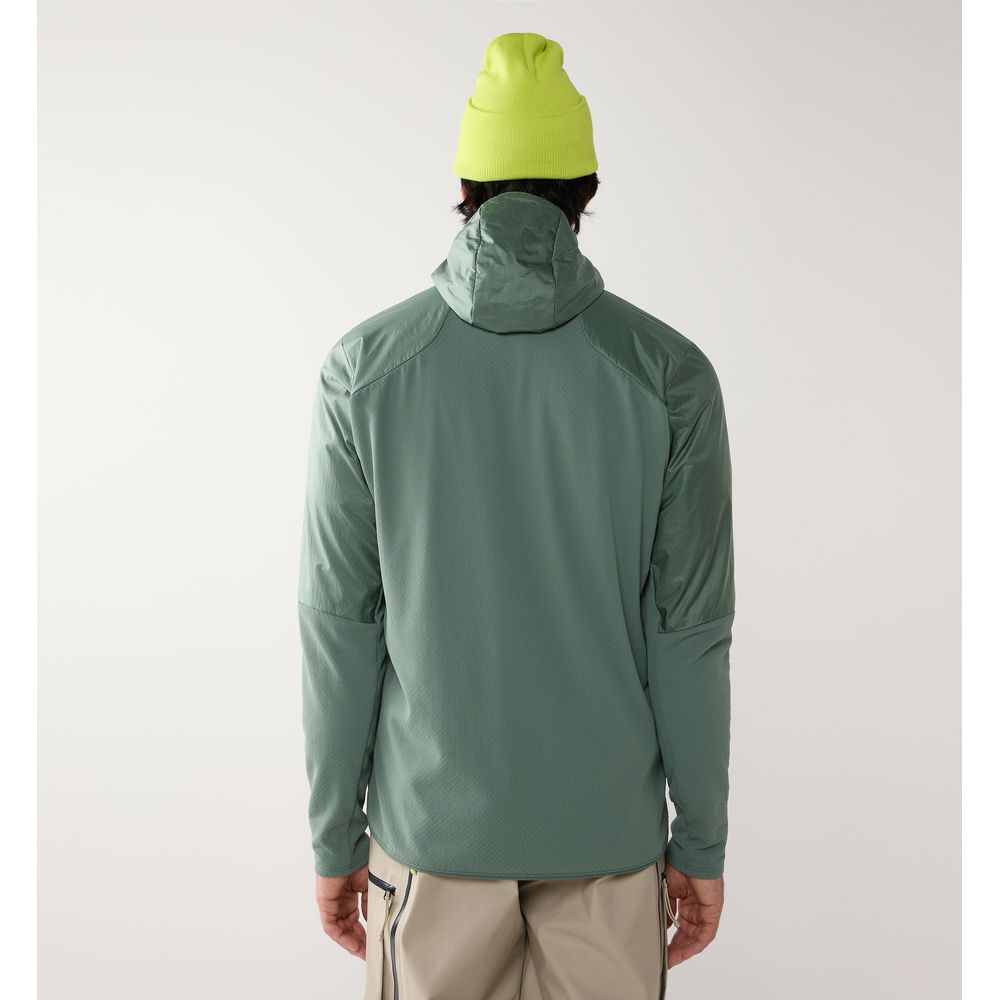 Haglöfs Nallo Touring Hybrid Mid Herren Hardshelljacke chlorophyll-green Produktbild 5