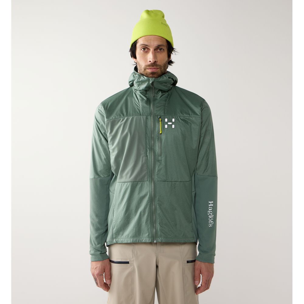 Haglöfs Nallo Touring Hybrid Mid Herren Hardshelljacke chlorophyll-green Produktbild 7