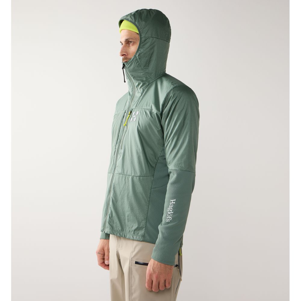 Haglöfs Nallo Touring Hybrid Mid Herren Hardshelljacke chlorophyll-green Produktbild 8
