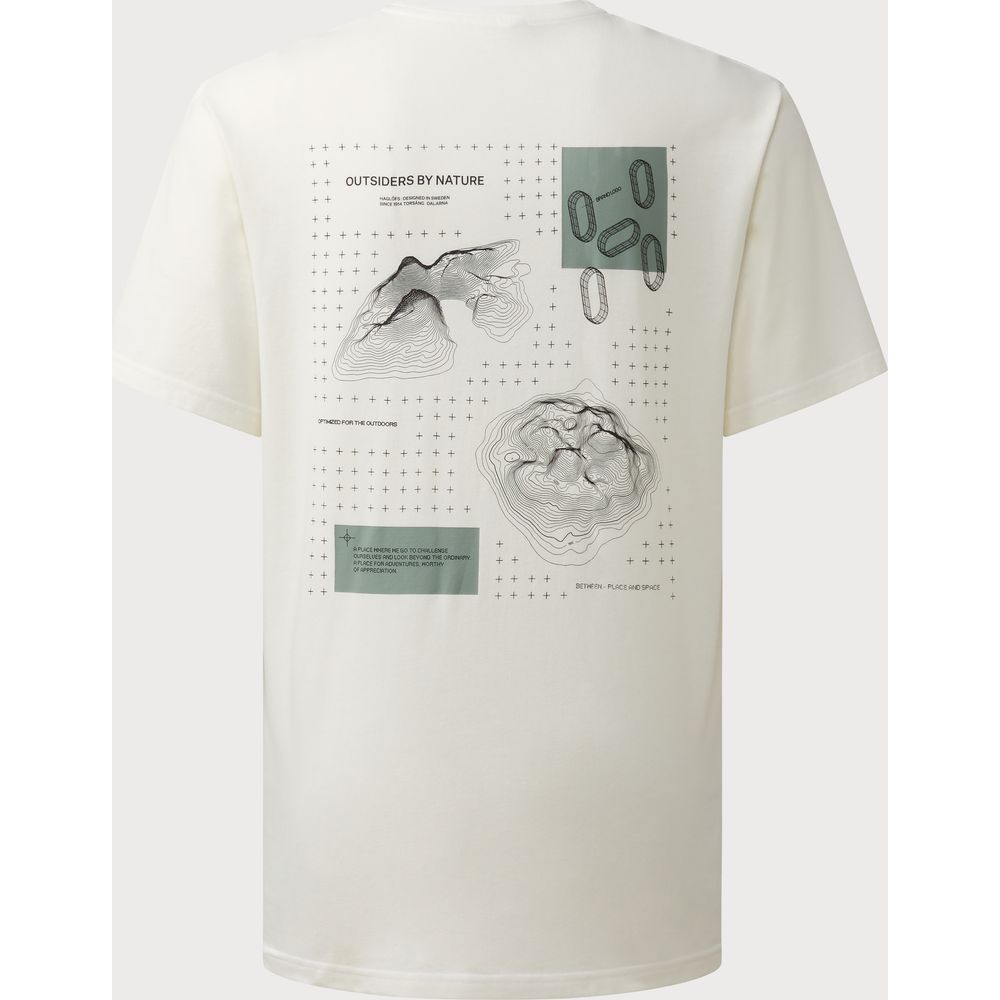 Haglöfs Outsiders Graphic Tee T-Shirt Herren Funktionsshirt soft-white Produktbild 2
