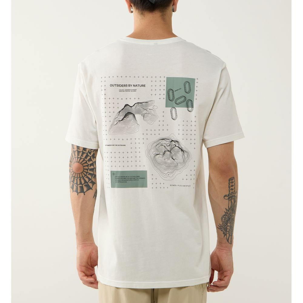 Haglöfs Outsiders Graphic Tee T-Shirt Herren Funktionsshirt soft-white Produktbild 4
