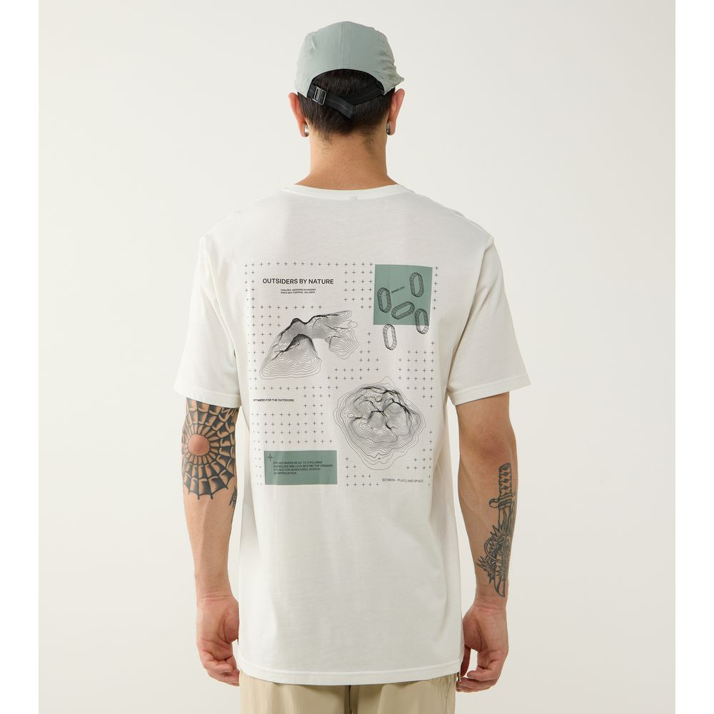 Haglöfs Outsiders Graphic Tee T-Shirt Herren Funktionsshirt soft-white Produktbild 6