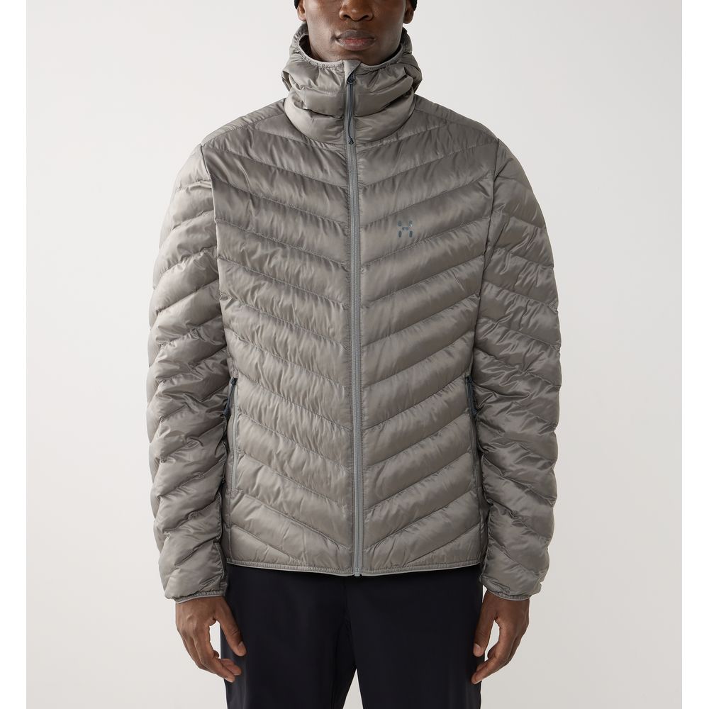 Haglöfs Särna Mimic II Hood Herren Isolationsjacke stone-brick Produktbild 2