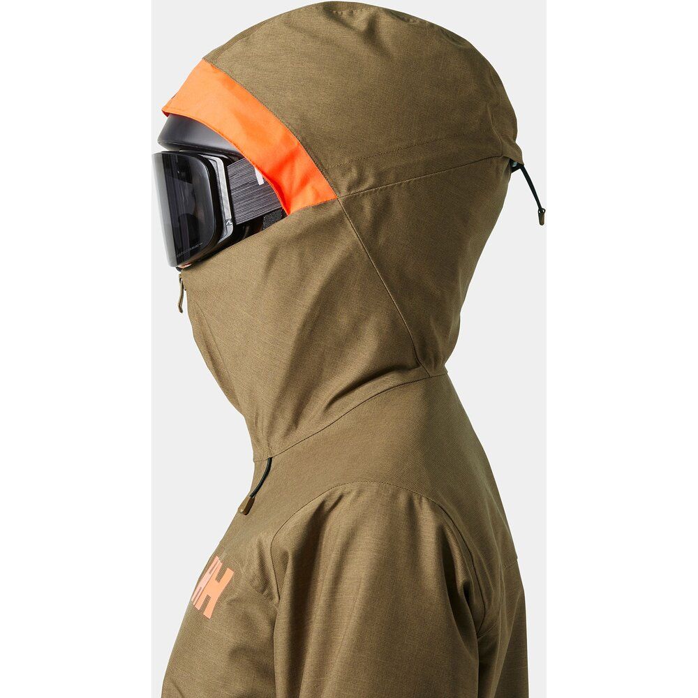 Helly Hansen Damen Powderqueen 3.0 Skijacke sepia Produktbild 3