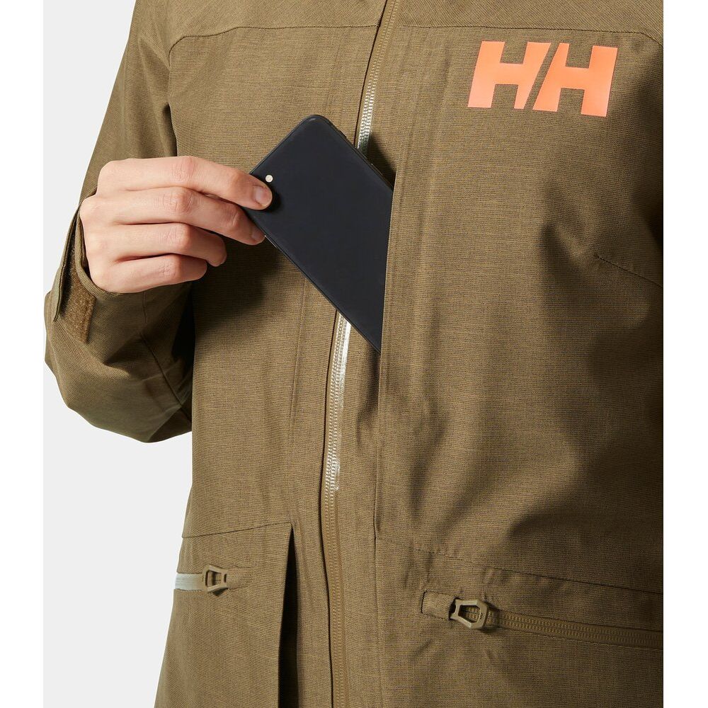 Helly Hansen Damen Powderqueen 3.0 Skijacke sepia Produktbild 4