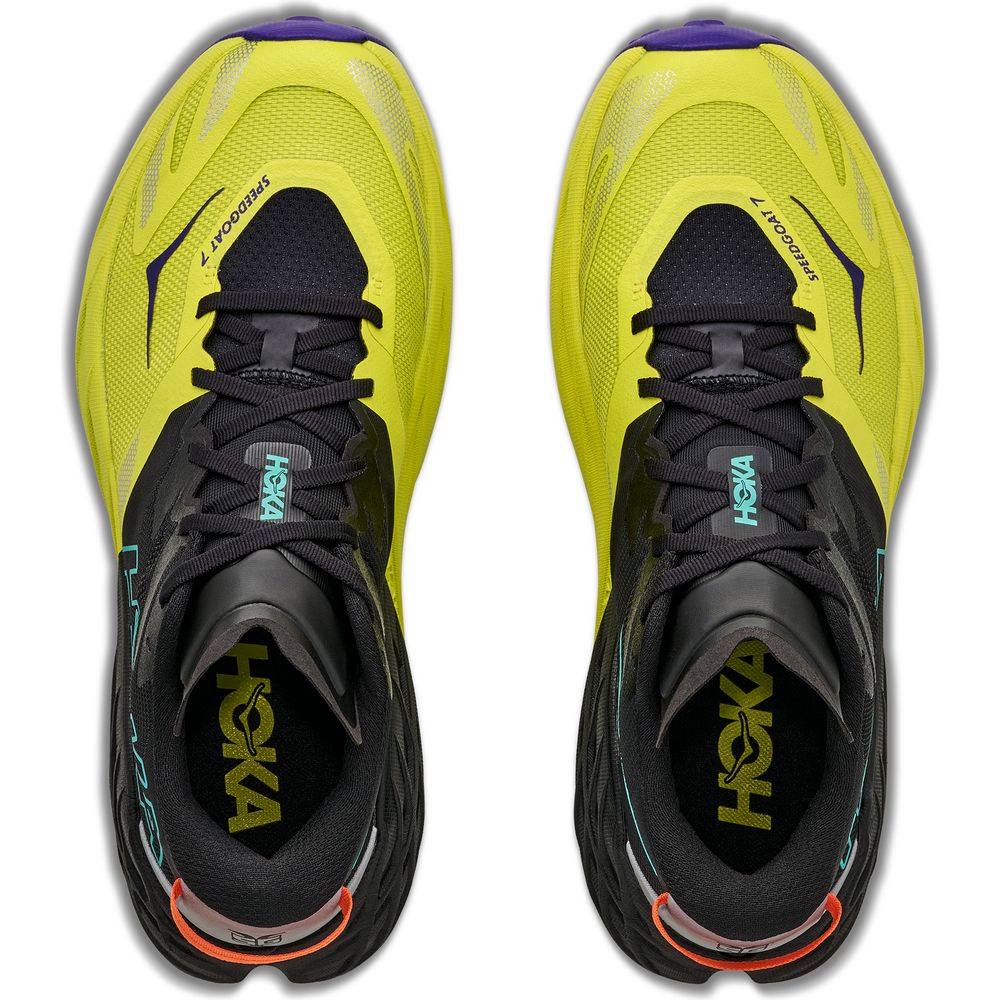 Hoka M Speedgoat 7 Herren Trailrunningschuh black / hoka citrus Produktbild 3