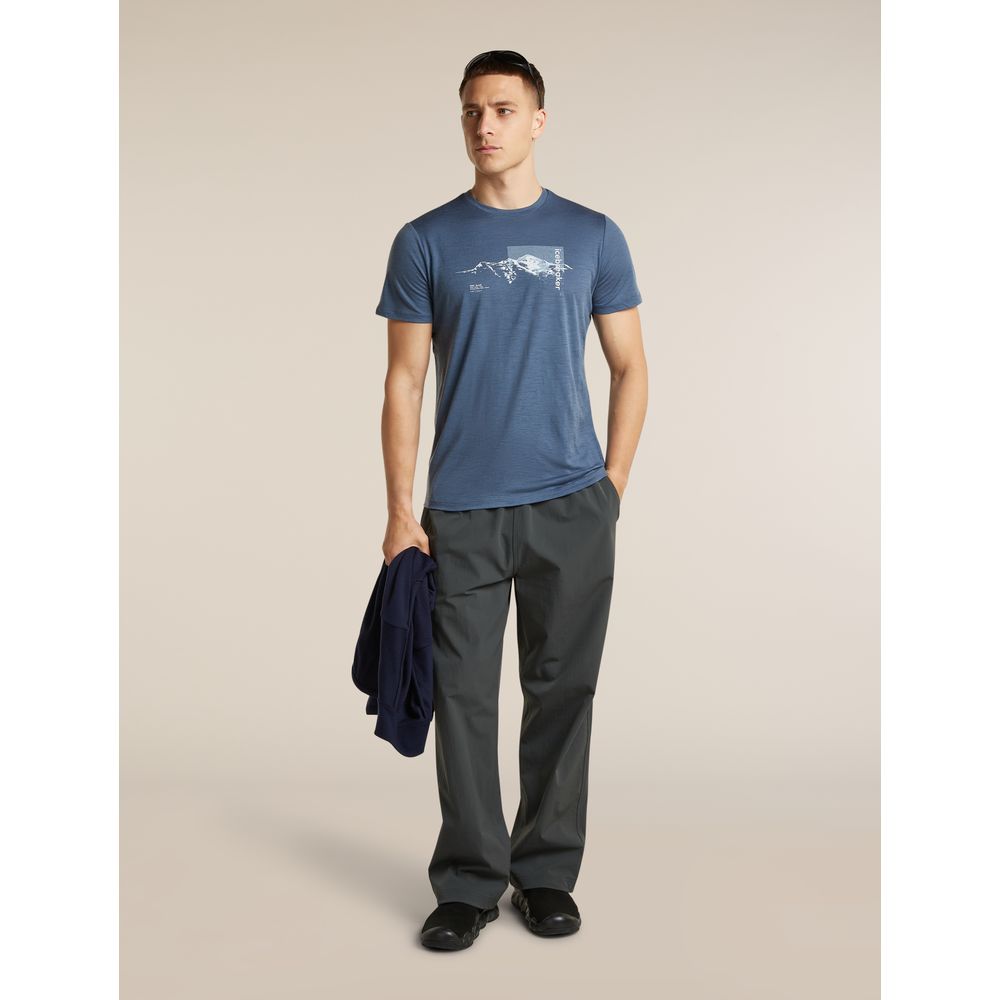 Icebreaker M 150 Tech Lite SS Tee Pure Altitude Herren Funktionsshirt dawn Produktbild 4