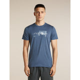 Icebreaker M 150 Tech Lite SS Tee Pure Altitude Herren Funktionsshirt dawn Produktbild 5