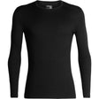 Icebreaker M 200 Oasis LS Crewe Herren Langarmshirt black Produktbild 0