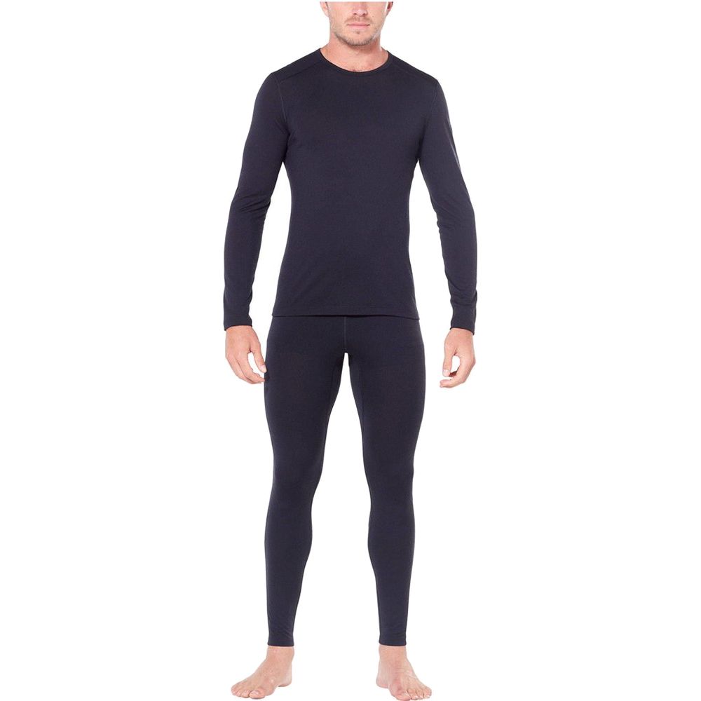 Icebreaker M 200 Oasis LS Crewe Herren Langarmshirt black Produktbild 1