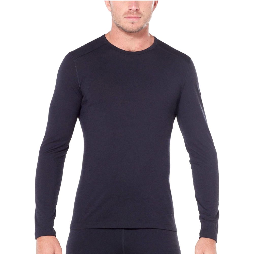 Icebreaker M 200 Oasis LS Crewe Herren Langarmshirt black Produktbild 2