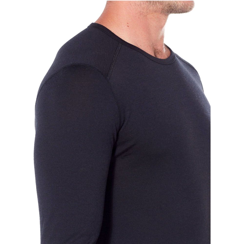 Icebreaker M 200 Oasis LS Crewe Herren Langarmshirt black Produktbild 4
