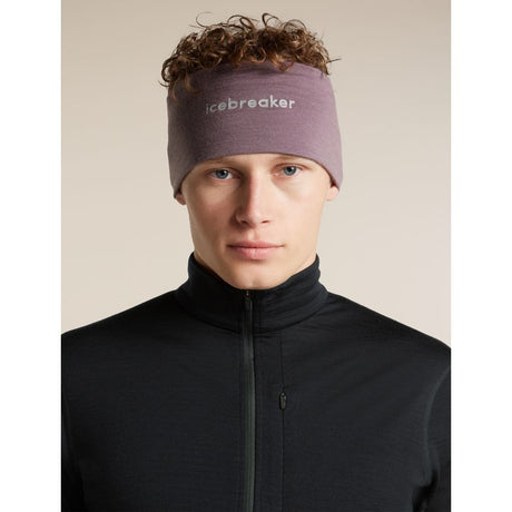 Icebreaker Mer 200 Oasis Headband Herren Stirnband grey-plum Produktbild 1