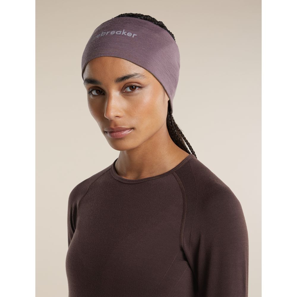 Icebreaker Mer 200 Oasis Headband Herren Stirnband grey-plum Produktbild 2