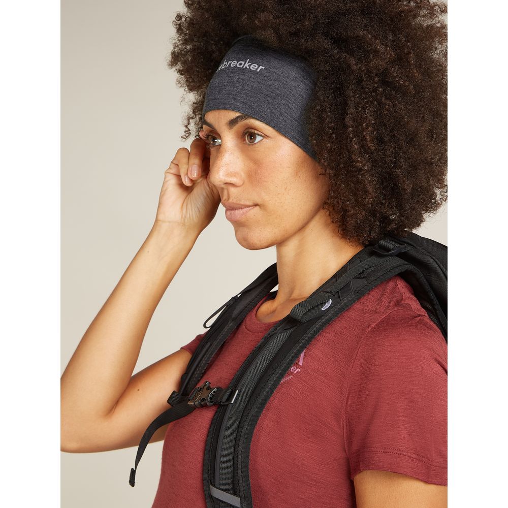 Icebreaker Mer 200 Oasis Headband Stirnband jet-hthr Produktbild 3