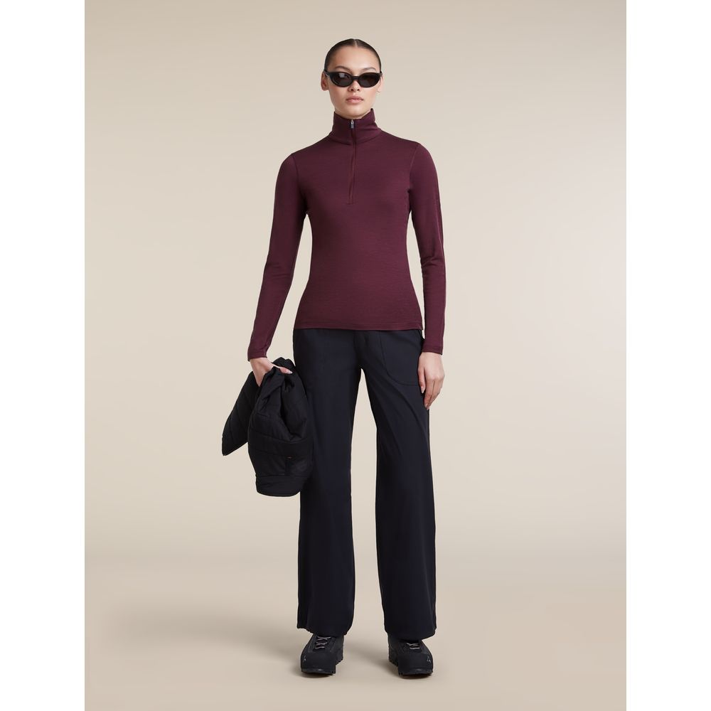 Icebreaker Mer 200 Oasis High Rise Leggings Damen dk-berry Produktbild 4