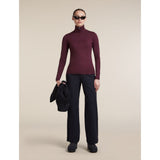 Icebreaker Mer 200 Oasis High Rise Leggings Damen dk-berry Produktbild 4