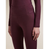 Icebreaker Mer 200 Oasis High Rise Leggings Damen dk-berry Produktbild 5