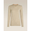 Icebreaker W 200 Oasis LS Crewe Damen Langarmshirt bay-hthr Produktbild 0