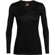 Icebreaker W 200 Oasis LS Crewe Damen Langarmshirt black Produktbild 0