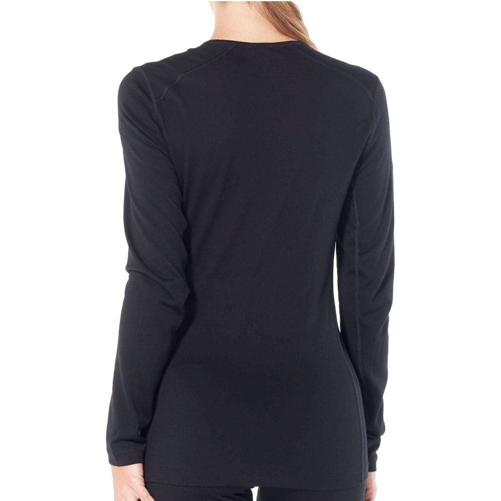 Icebreaker W 200 Oasis LS Crewe Damen Langarmshirt black Produktbild 3