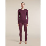 Icebreaker W 200 Oasis LS Crewe Damen Langarmshirt dk-berry Produktbild 3