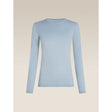 Icebreaker W 200 Oasis LS Crewe Damen Langarmshirt zinc-blue Produktbild 0